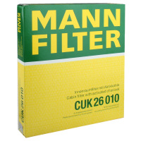曼牌(MANNFILTER)活性炭空调滤清器CUK26010POLO捷达桑塔纳尚纳浩纳奥迪昕锐晶锐昕动