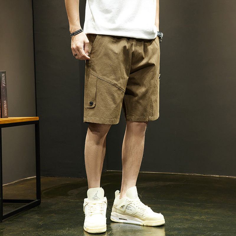 [2.5折价67元]唐狮短裤男夏季工装裤男男裤夏季薄款裤子男休闲裤五分裤夏季裤子