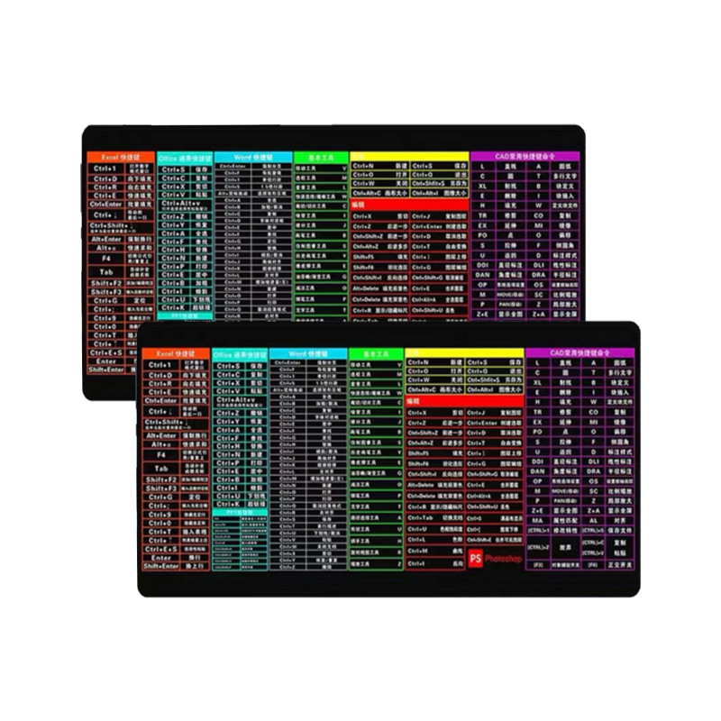 华世铭宇鼠标垫锁边加厚800*300mm*3mm/个高清大图