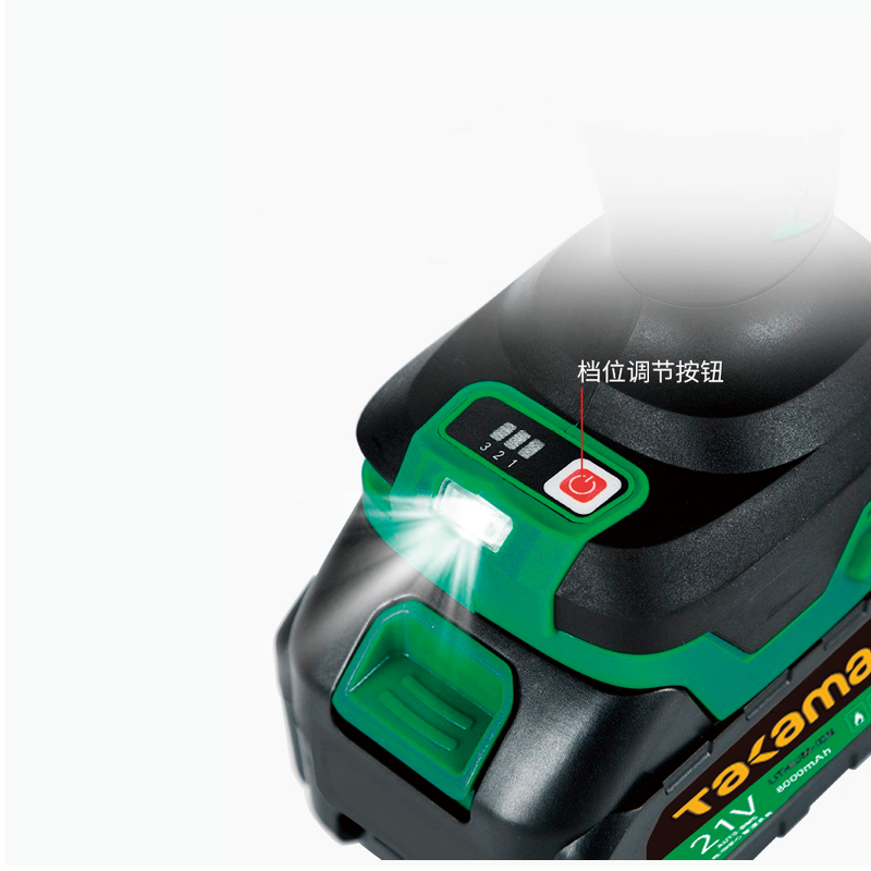 高松takama 充电电动扳手高扭矩冲击扳手18V3/4“（工业级） 1台 832023（8.0A两电一充）高清大图