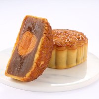 宏远月饼 广式月饼 加头单黄红莲蓉 中秋月饼礼盒 700g精装铁盒 精装铁盒装