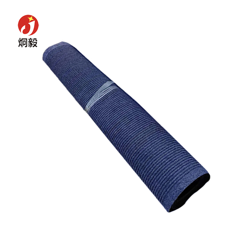 炯毅 卧室大面积铺满可裁剪入户门地垫地毯防滑进门门垫脚垫 双条纹 地毯2米*15米 /卷高清大图