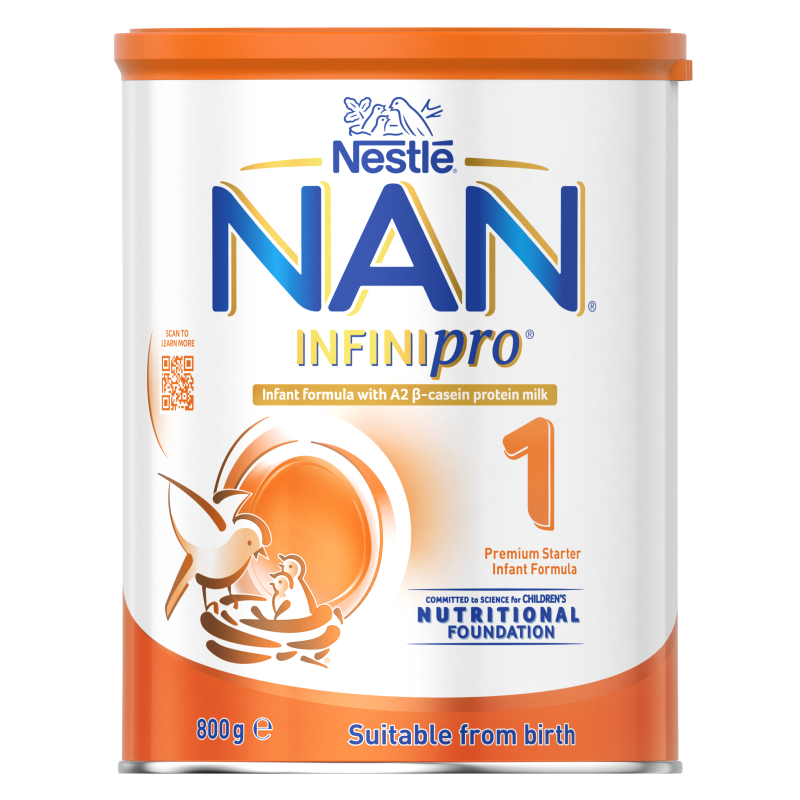 (6罐装)雀巢 Nestle 超级能恩婴幼儿奶粉1段 800g ( 0-6个月)超级能恩A2