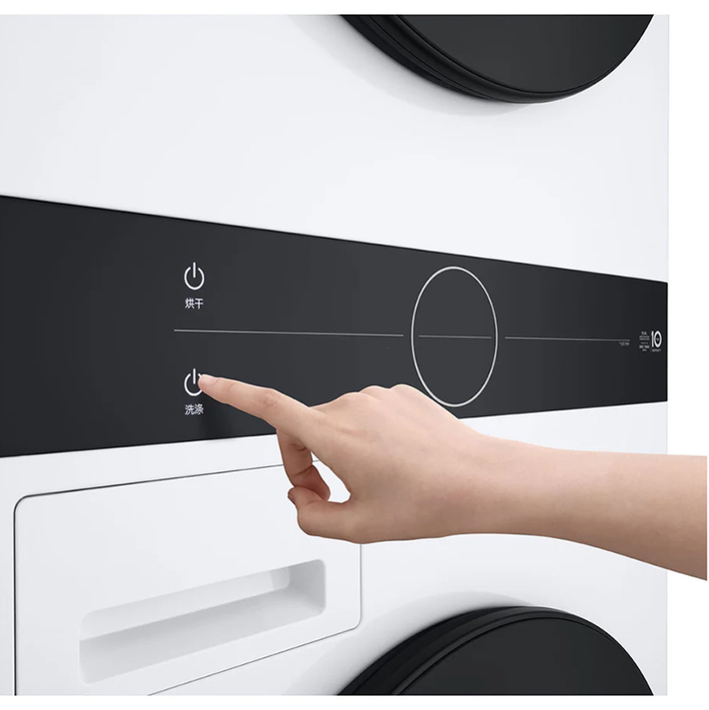 LG FN23WQH 玉石白色13+10kg原装进口mini双塔洗烘干一体机高清大图
