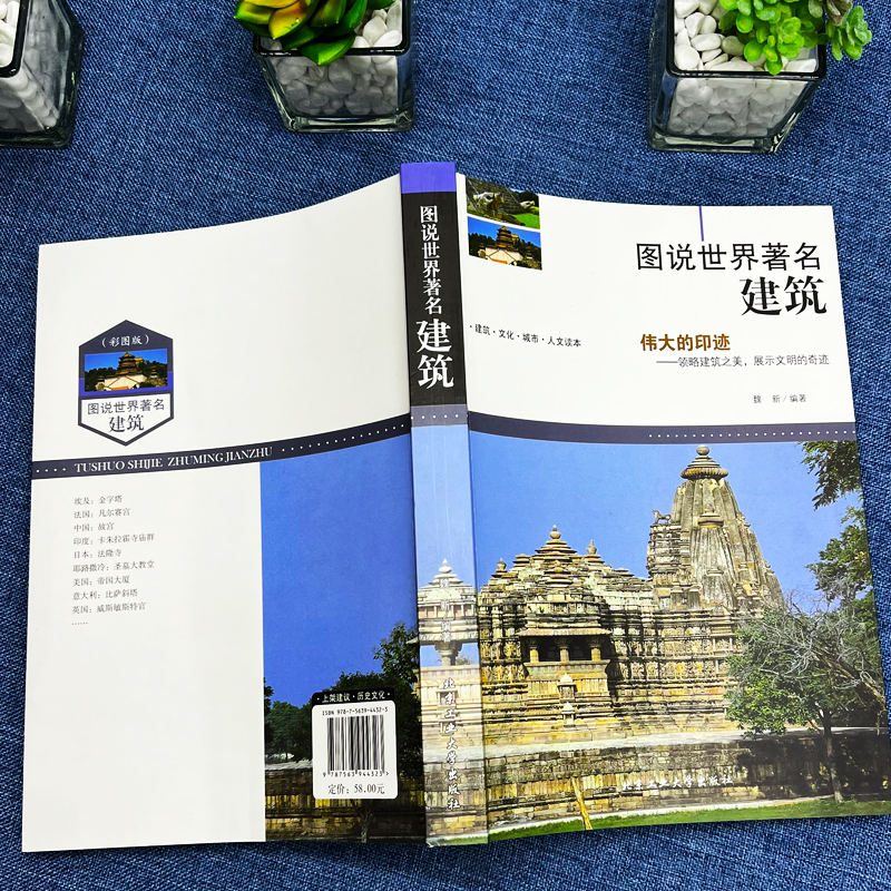 [正版]图说世界著名建筑 介绍全球有代表性的各式经典伟大的建筑建筑的概况结构特点特色和功能揭秘中外名建筑书籍高清大图