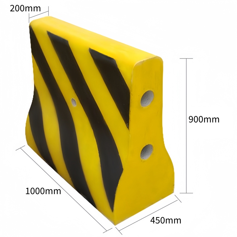 豫龙都 防撞墩 警示 个高清大图