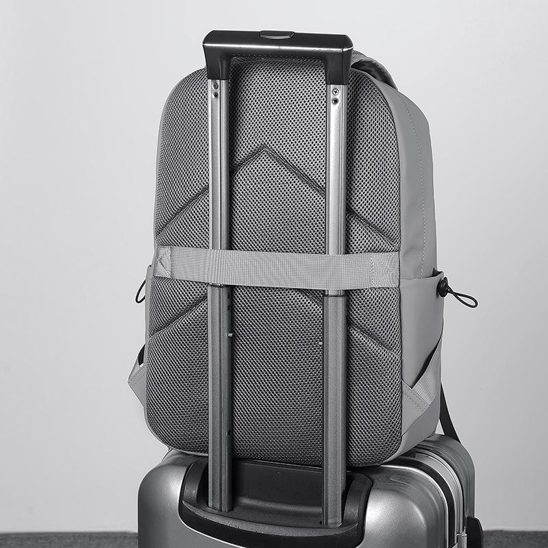 双肩包休闲笔记本电脑双肩背包学生书包男旅行背包学生背包高清大图