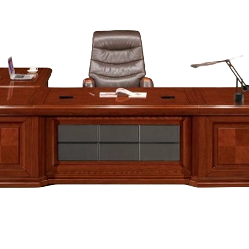 大央班台/办公桌B-06281P 2800W*1150D*760H 办公桌员工位单人办公桌组合简约现代办公室老板桌子高清大图