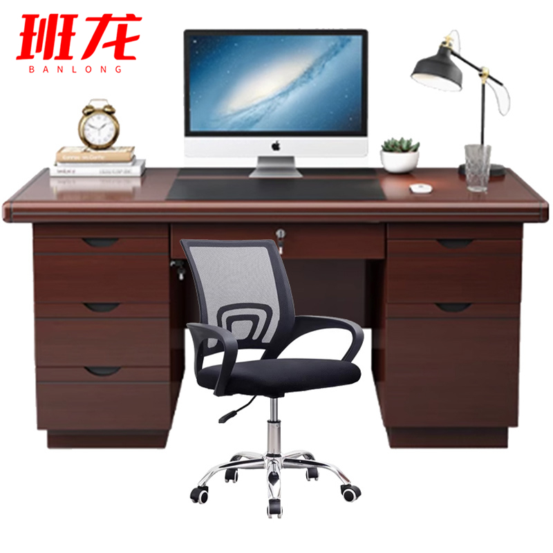 班龙办公桌椅BL160-3套高清大图