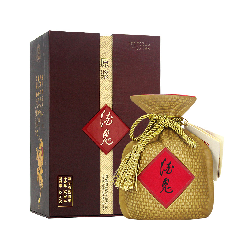 醉仙网酒鬼酒52度原浆酒鬼500ml单瓶礼盒装国产收藏送礼白酒视频