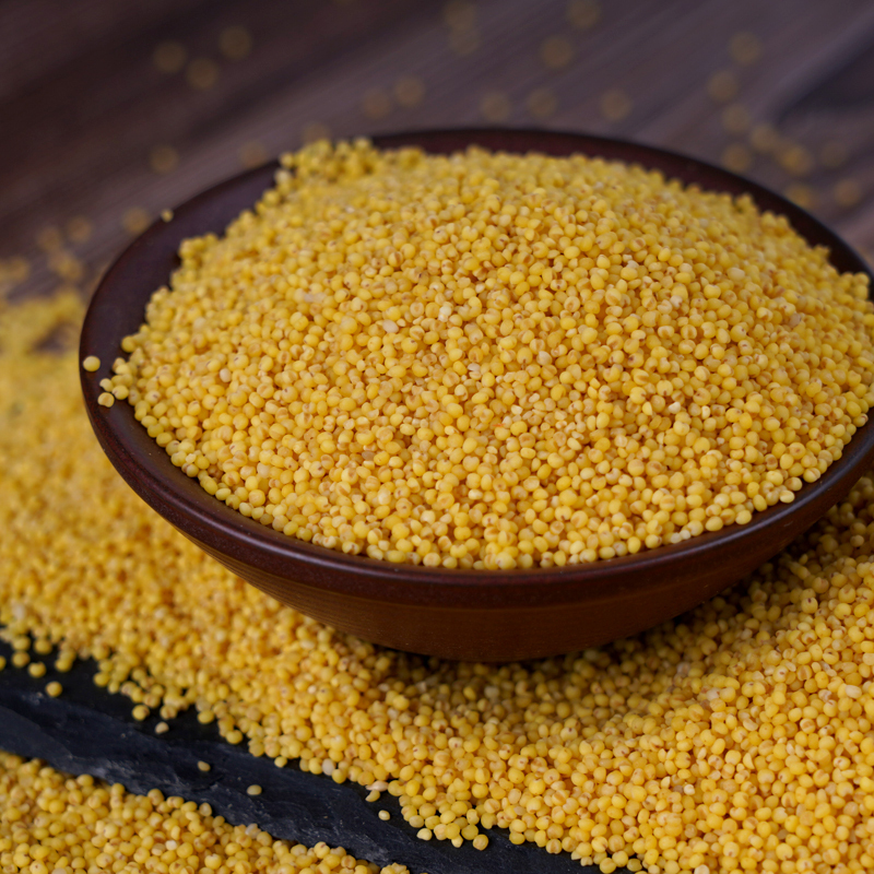 珍佰粮 黄小米1kg/袋 2斤袋装小米 五谷杂粮 内蒙古赤峰市农家小米报