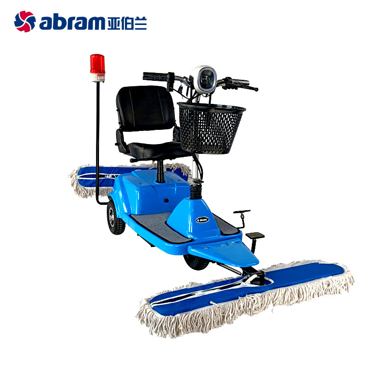 亚伯兰(abram)YBL2-M-P 驾驶式锂电池电动 三轮推尘车——加配警灯高清大图