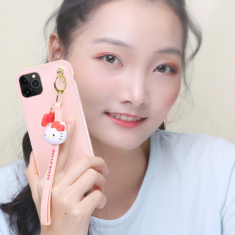 优加HelloKitty苹果12手机壳液态硅胶12Pro6.1超薄手机套12mini卡通可爱网红全包iphone12pr