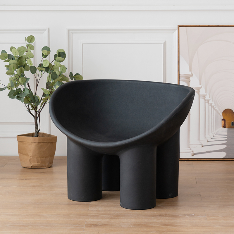 寻木匠北欧单象象腿沙发椅简约民宿工作室创意椅现代设计师风格家具