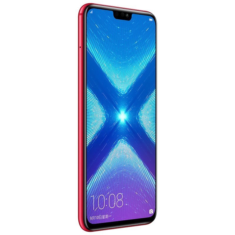 荣耀(honor) 8X 6GB+128GB 魅焰红 移动联通电信4G 双卡双待 91%屏占比 2000万AI双摄全面屏手机