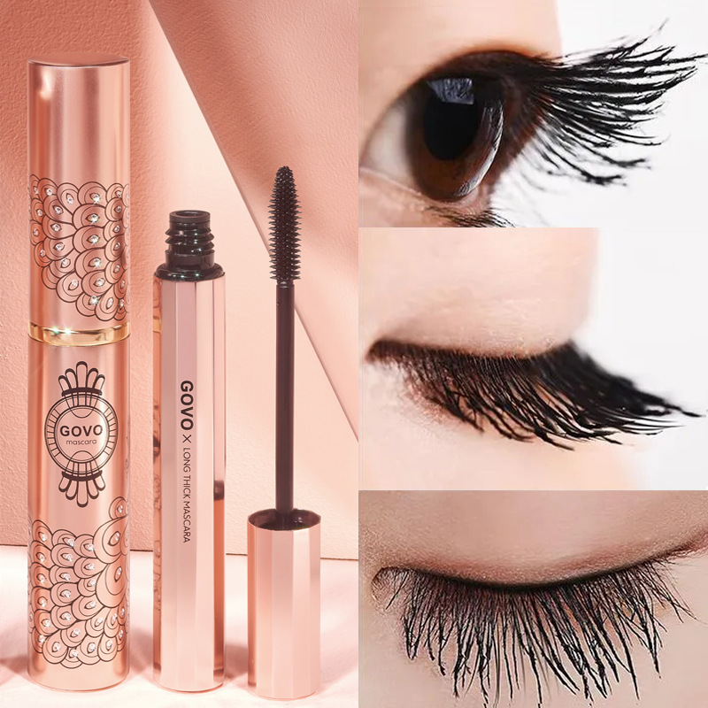 govo星钻之光纤长睫毛膏大眼妆女神初学者防汗防水不晕染不易脱妆