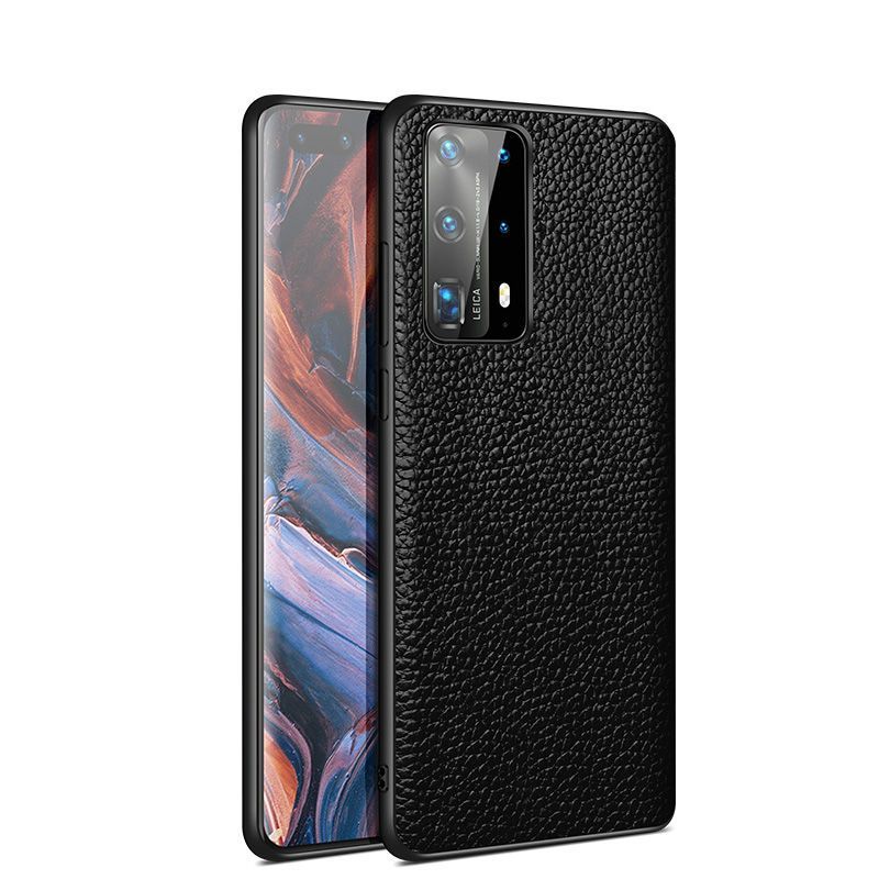 [送钢化膜]高铭宣华为p40pro+手机壳真皮套华曲面屏限量版p40智能翻盖皮质高档商务5g潮男por全包防摔视窗女款
