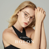 BOLON暴龙眼镜2021新品钛金属近视眼镜架猫眼女款光学镜框BT1508