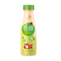 伊利畅意100%乳酸菌酸奶330ml 畅意益生乳酸菌荔枝红茶味零脂肪饮品12瓶整箱 包邮
