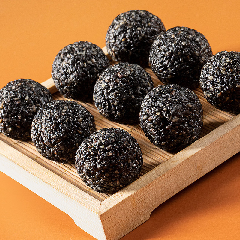 固本堂黑芝麻丸官方旗舰店九蒸九晒无糖精养球生丸发低糖年货零食