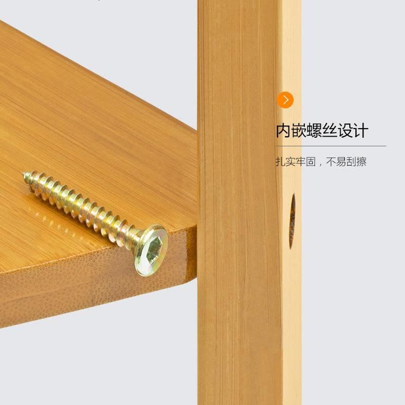 简易衣帽架实木卧室挂衣架落地简约现代衣服架子整理架客厅收纳架 [加粗加固]茶色-树杈款三角底图片