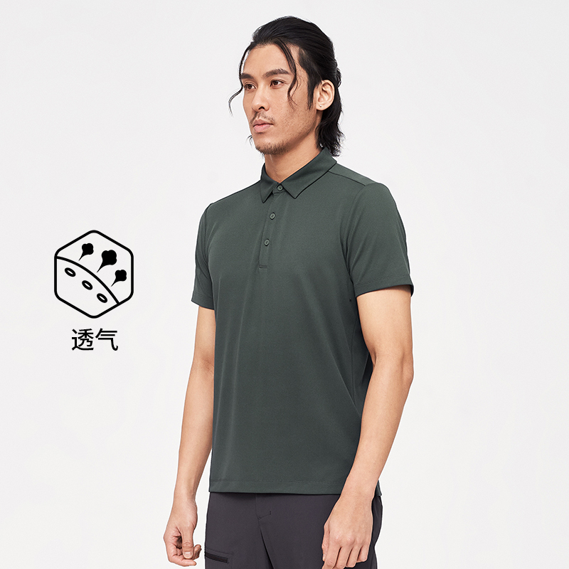 凯乐石polo衫男士商务休闲短袖修身速干运动t恤夏季户外