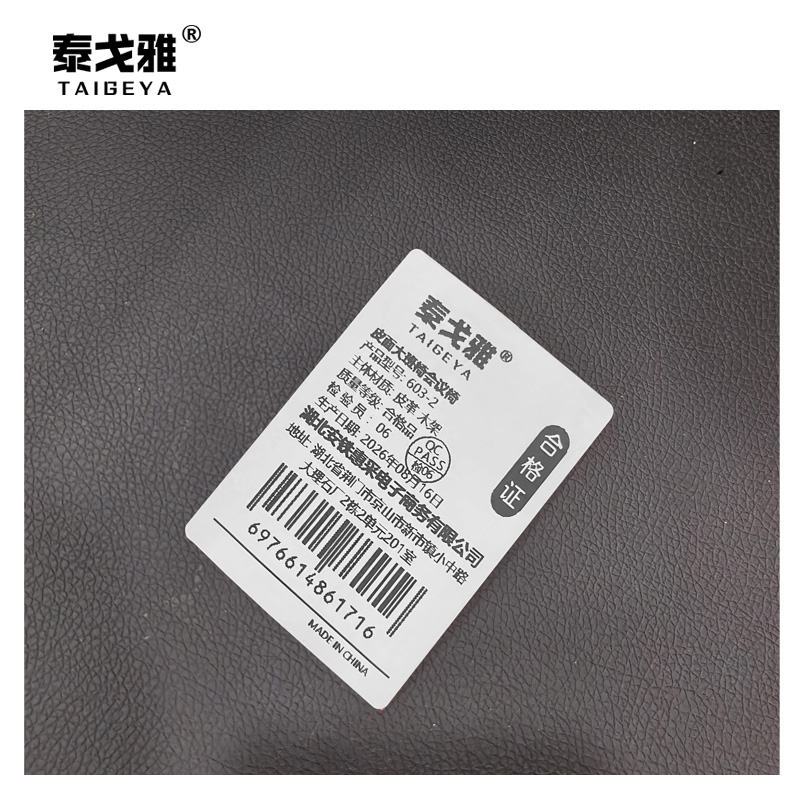 泰戈雅 皮面大班椅会议椅 603-2 把高清大图
