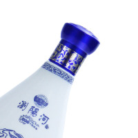 醉仙网 浏阳河52度青花瓷十里醇香475ml单瓶 礼盒装浓香型国产白酒