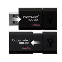 金士顿 DT100G3 U盘 128GB USB3.0 官方标配(一个装)