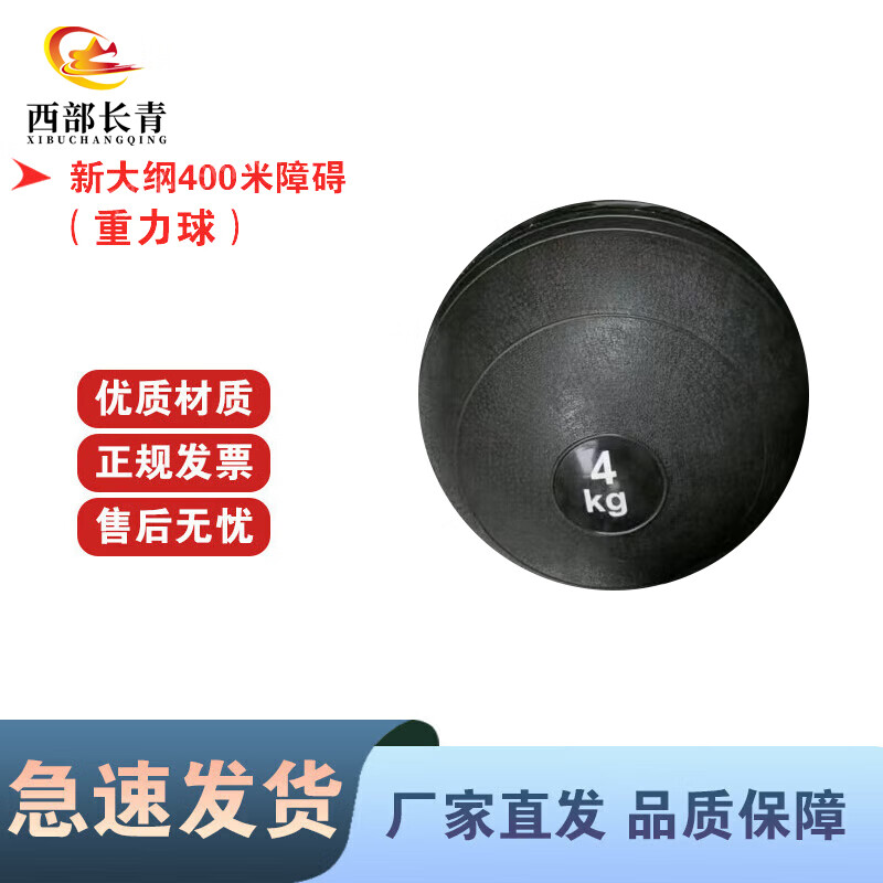 西部长青新大纲400米障碍体能训练组合障碍器材 重力球4kg