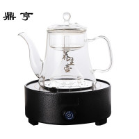 鼎亨电陶炉家用简约功夫茶具电磁炉烧水壶花茶煮茶器耐热玻璃茶壶