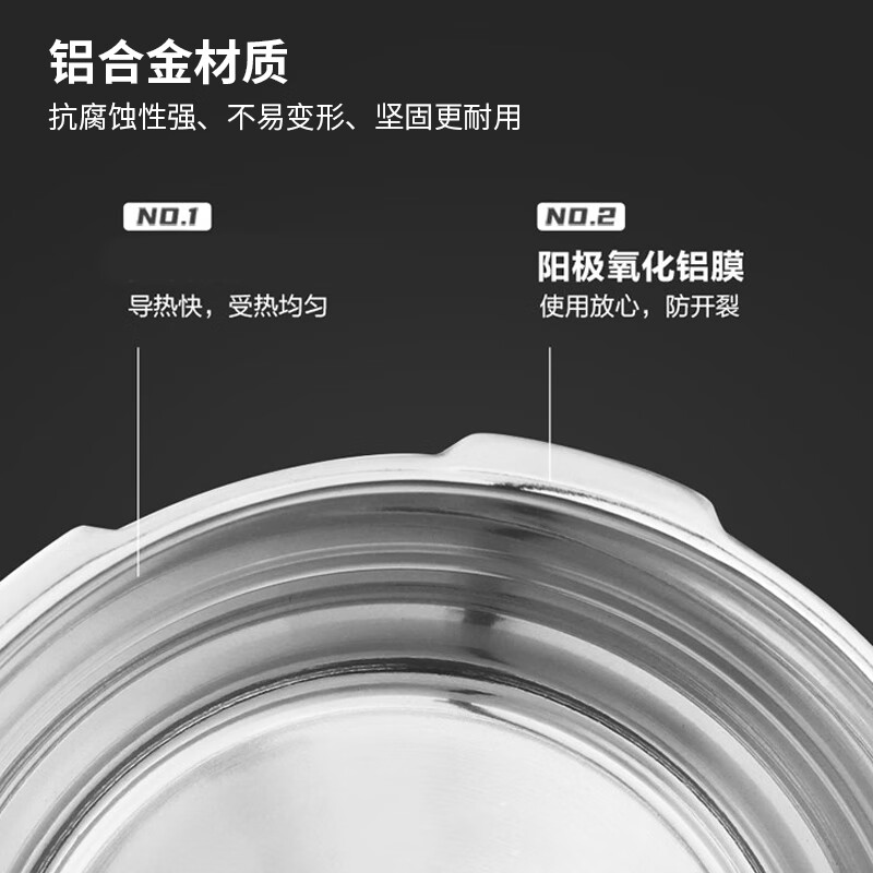 苏泊尔(SUPOR)家用聚能速热加厚快煮压力锅 6L EY20DBH1高清大图