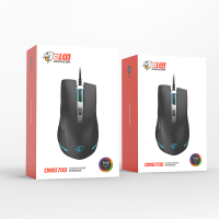 斗鱼(DOUYU.COM)DMG-700黑色 游戏鼠标 有线鼠标 RGB鼠标 有线电竞吃鸡 压枪FPS鼠标