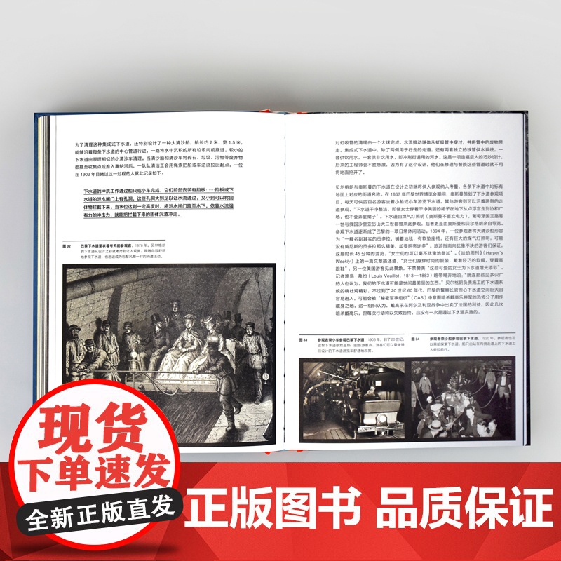 下水道:地下城市折叠史 病玫瑰系列 斯蒂芬·哈利迪 著 为下水道著书立传,400幅图像档案 病玫瑰 见证疯狂高清大图