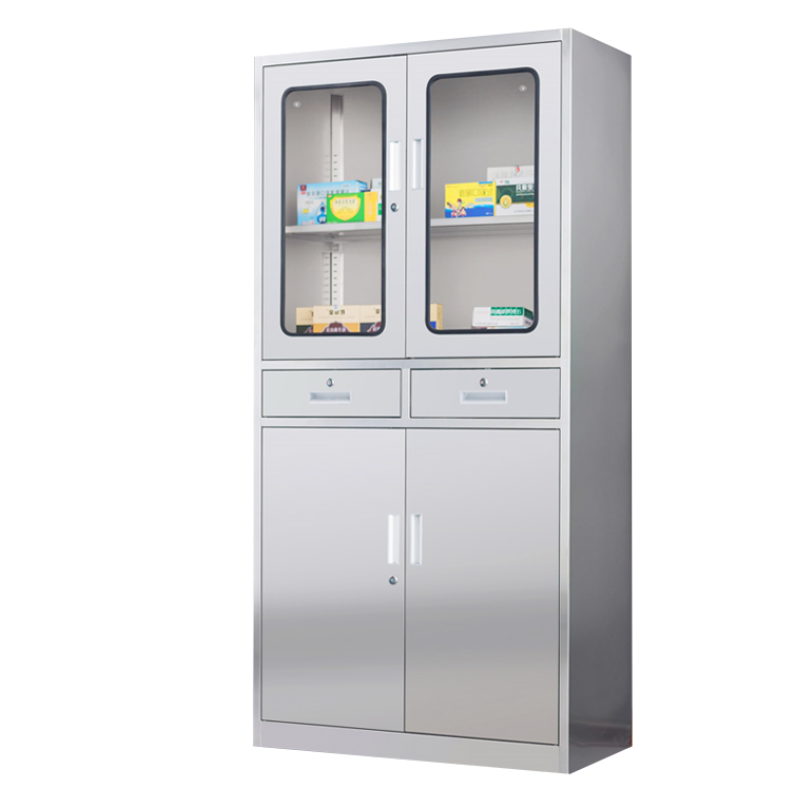 铭思达不锈钢药品柜中二斗台高清大图