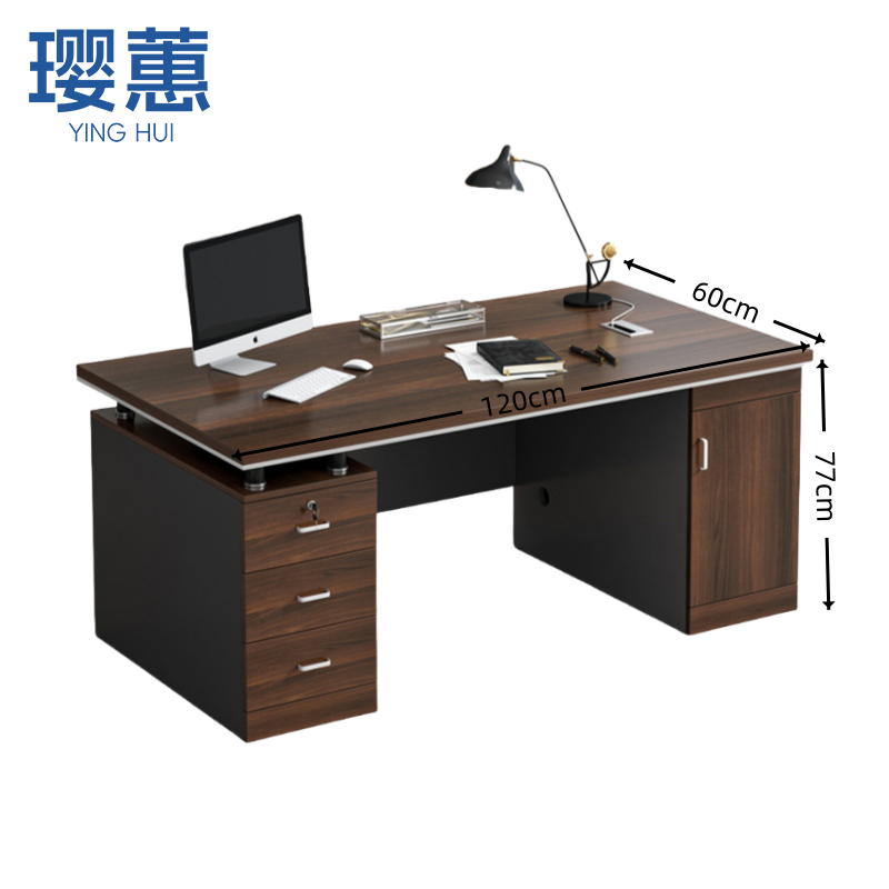 璎蕙 办公桌120*60*77cm张高清大图
