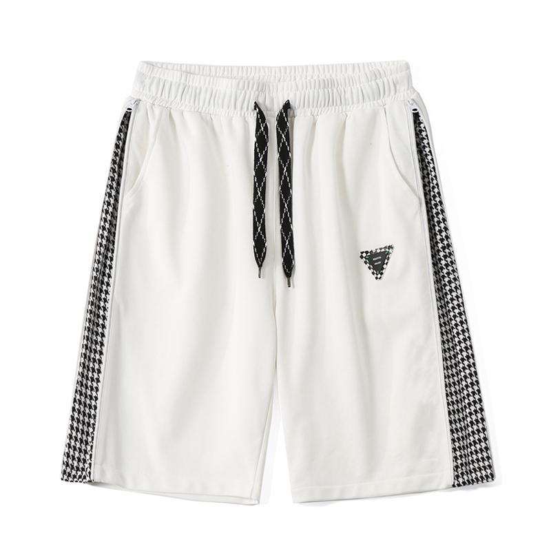 真维斯短裤男夏季抽绳侧开拉链休闲百搭宽松潮流帅气五分裤子男