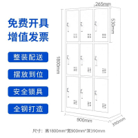 北尧长青更衣柜鞋柜铁皮柜员工储物柜十二门更衣柜加隔板