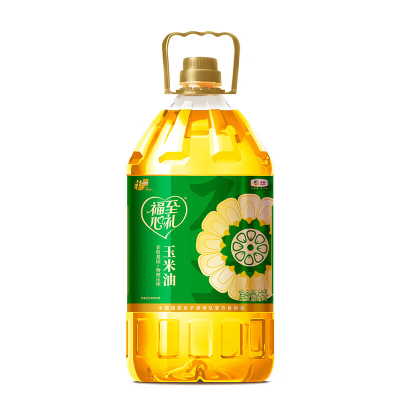 福临门福至心礼 非转基因 玉米油5L*1桶