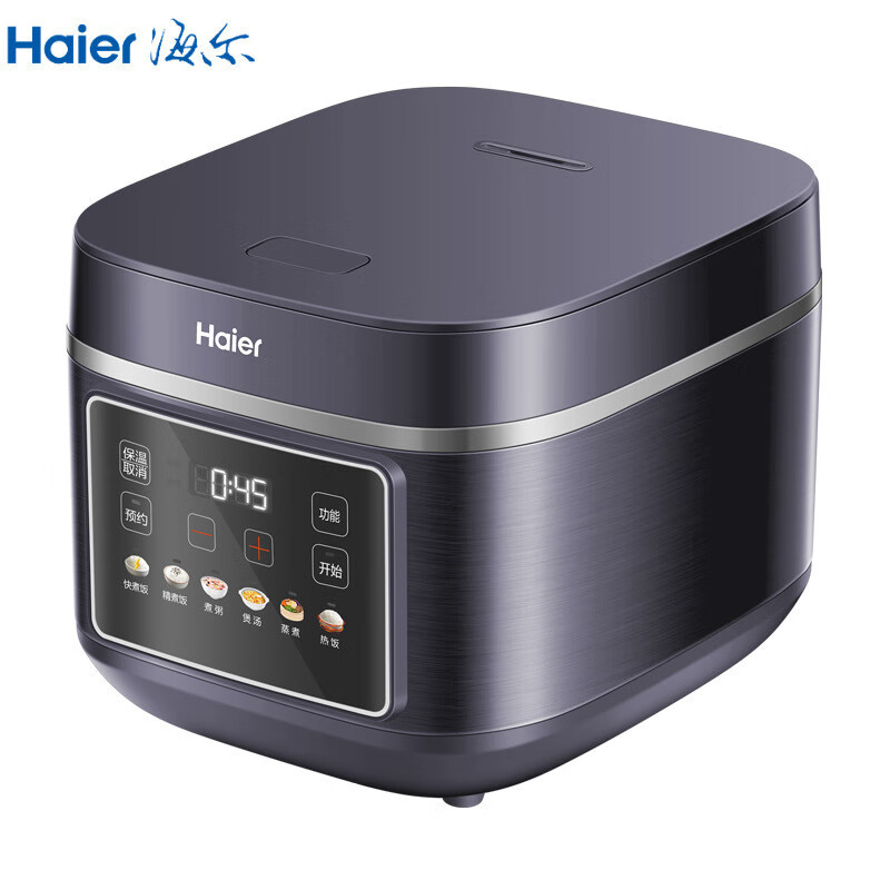 海尔 HRC-KDCG16120 电饭煲 4L触控彩屏显示方型电饭煲