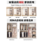 [家用款]衣柜家用卧室全实木推拉门小户型儿童衣橱经济出租房简易新款柜子926