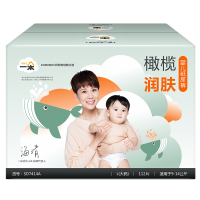 一朵亲肤纸尿裤L码112片 超薄透气初生婴儿专用尿不湿 非纸尿片(9kg-14kg)