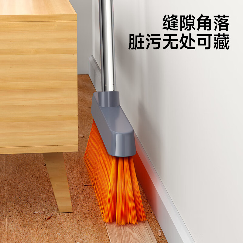 五月花扫把簸箕两件套时尚防风带梳齿型家用扫帚两件套家用扫地高清大图