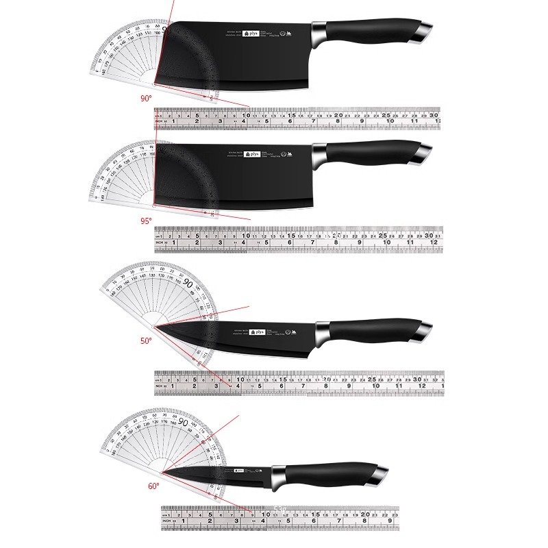 塑料柄银扣套刀高清大图