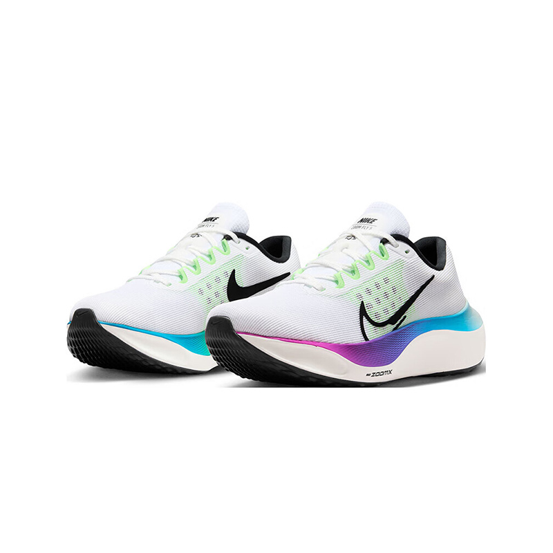 Nike Zoom Fly 5 减震防滑透气 低帮 跑步鞋 男款 白 FQ6851-101
