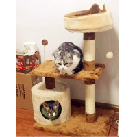 !猫爬架猫抓柱豪华猫爬架猫攀爬架剑麻猫抓柱玩具猫窝出口(请先与客服确认再)