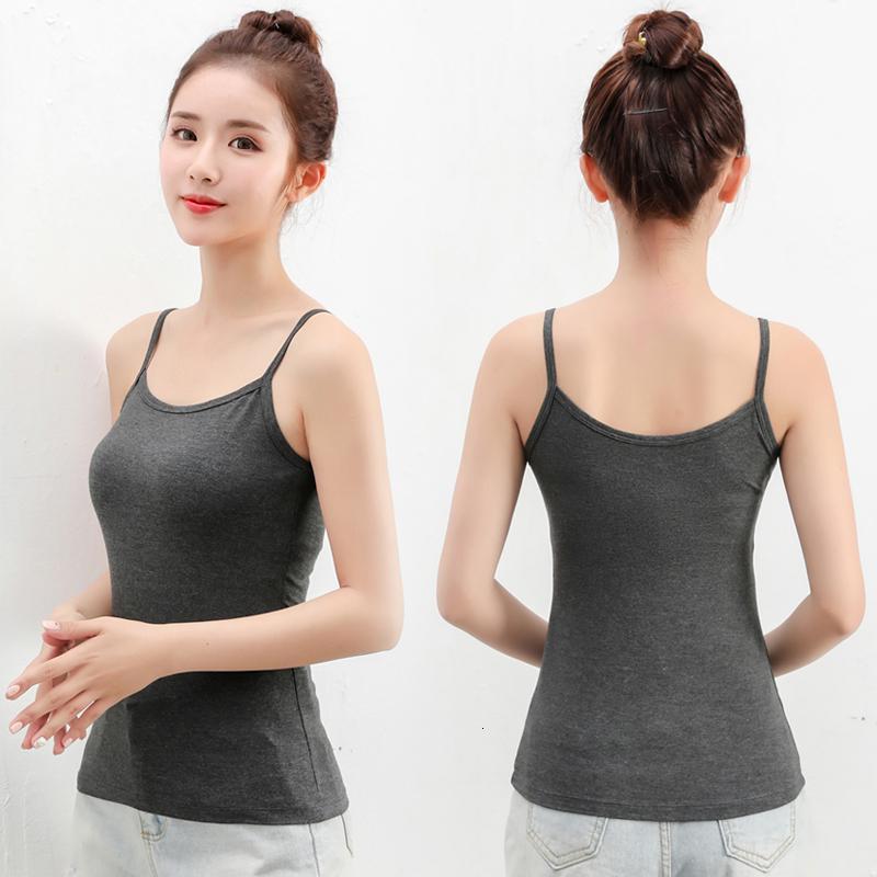 黛兰雪依春夏莫代尔小吊带背心女内搭打底短款显瘦大码无袖纯色韩版