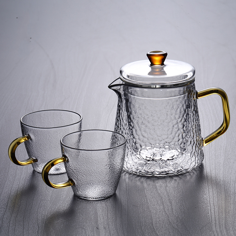 耐热过滤功夫花茶壶煮茶冲茶器茶具套装家用耐高温玻璃泡茶壶单壶600