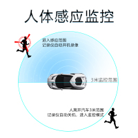 凌度(BLACKVIEW)新款行车记录仪双镜头高清夜视度全景24小时停车监控导航 黑色 官方标配