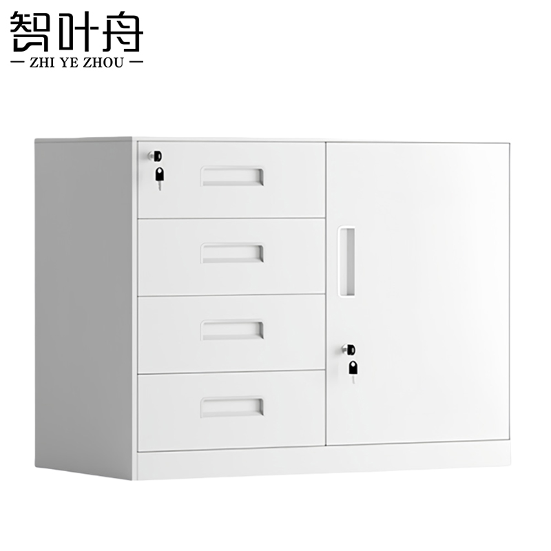 智叶舟矮柜四斗一门750*390*580mm台高清大图